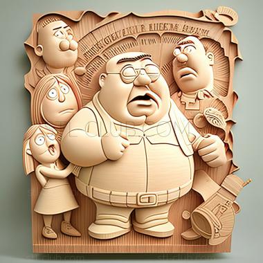 3D модель St Гриффины Назад в мультивселенную игра (STL)